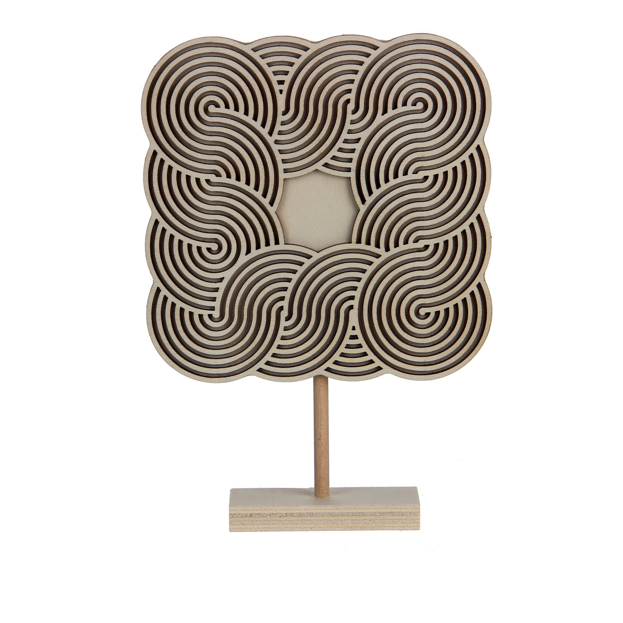 Jonathan Adler x Michaels 8" Pompidou Square DIY Wood Tabletop Décor with Stand